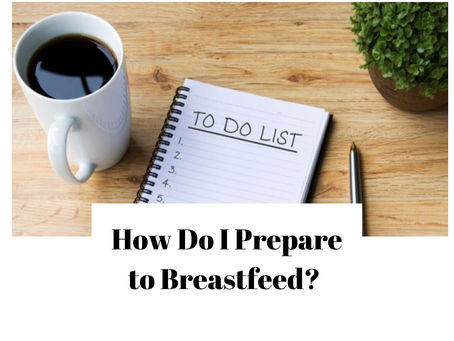preparing to breastfeed