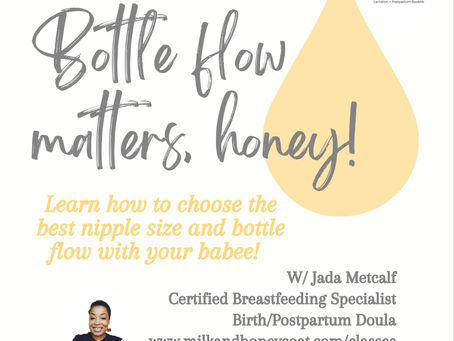 picking the right nipple size and bottle flow
