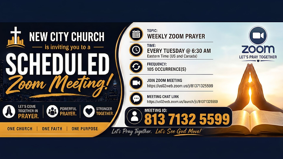 Tuesday Zoom Meeting