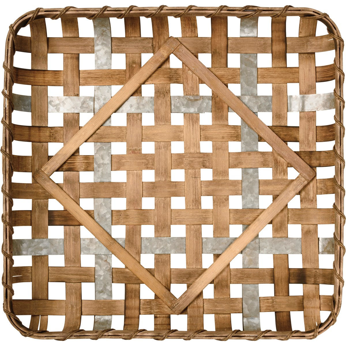 Basket with Metal Detail