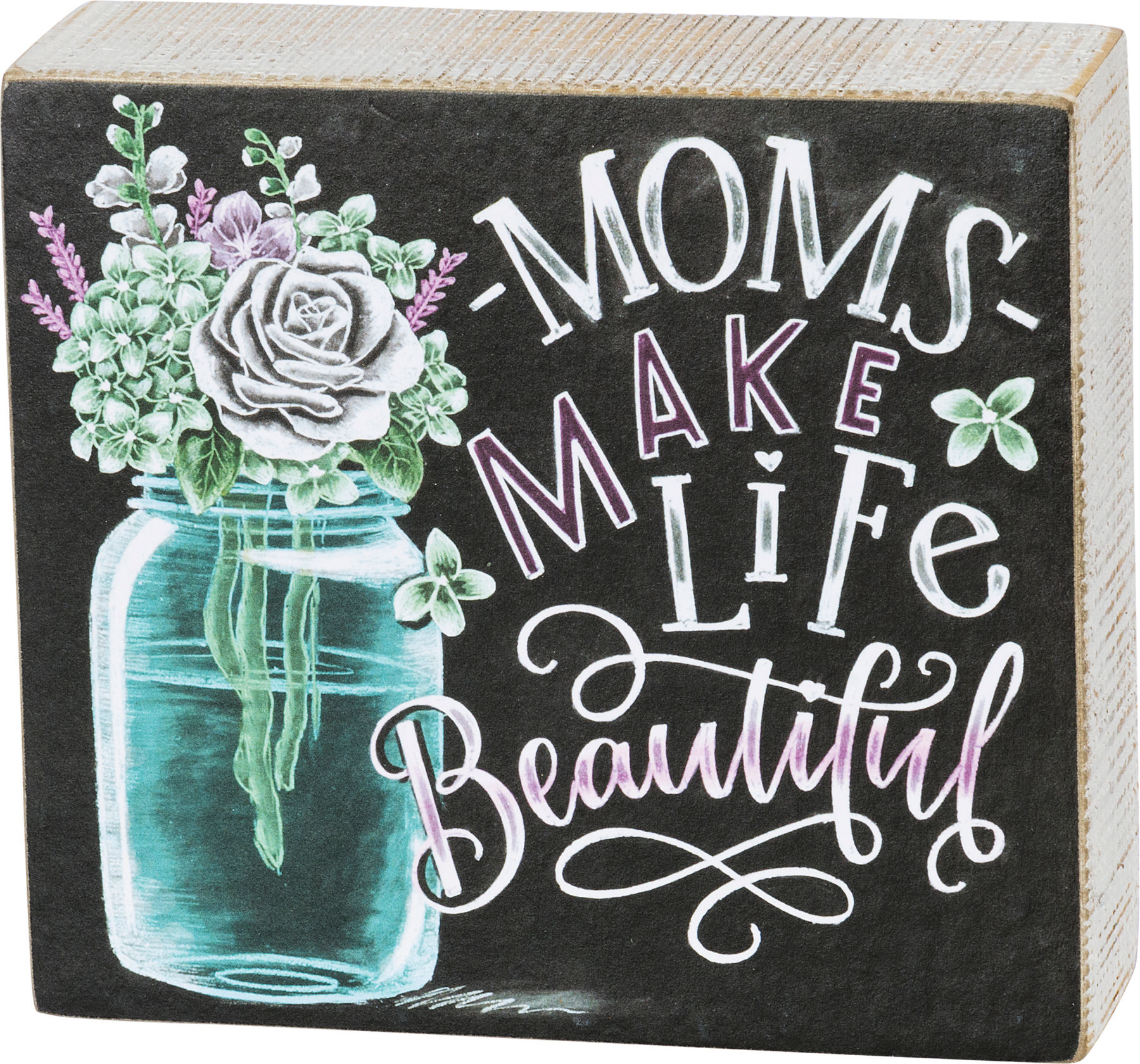 Mom's Beautiful Chalk Sign