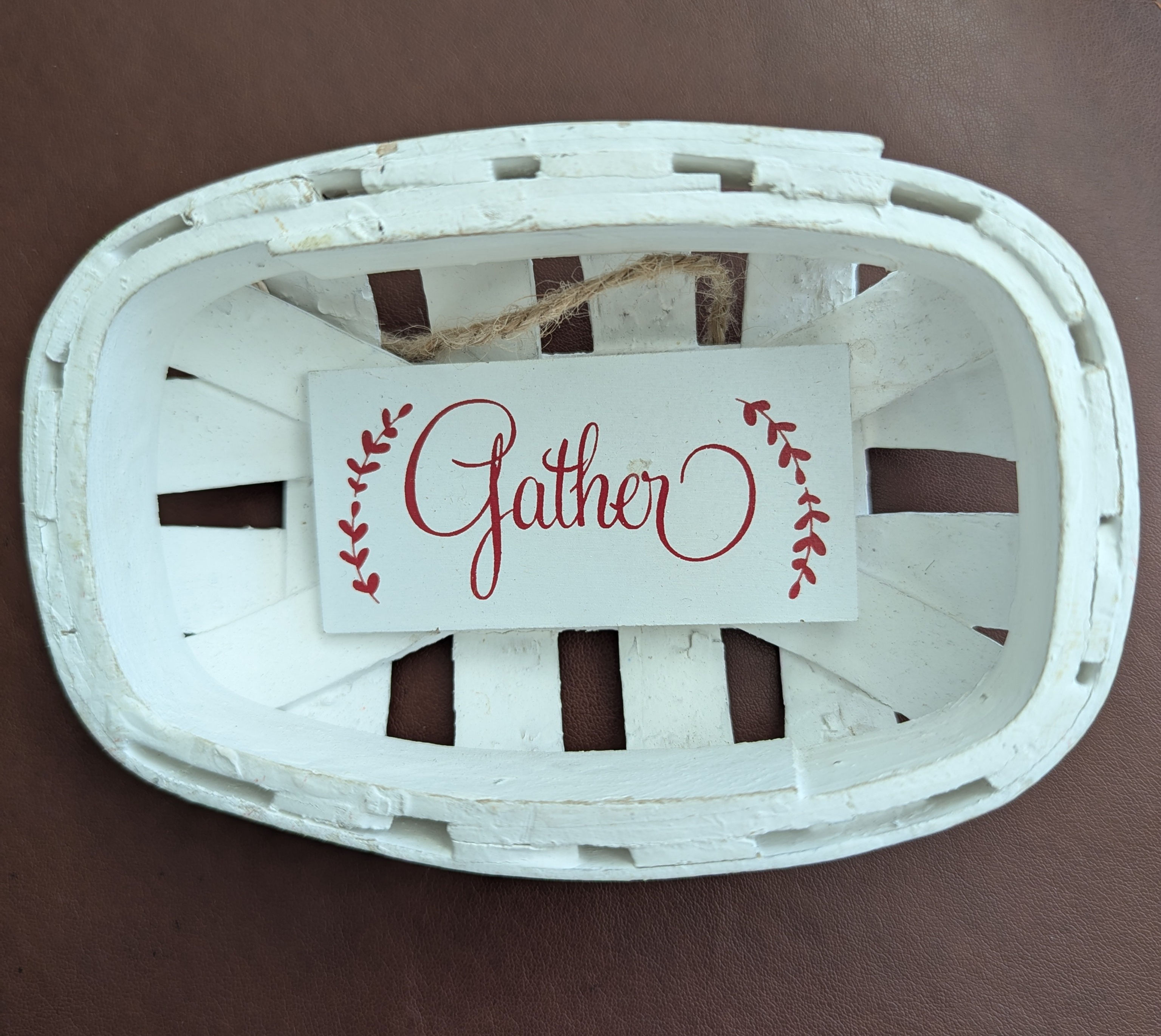 Mini Basket Ornament,Gather