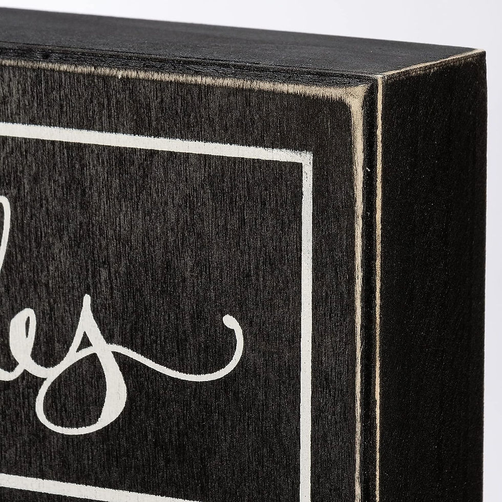 Thumbnail: Family Rules Box Sign