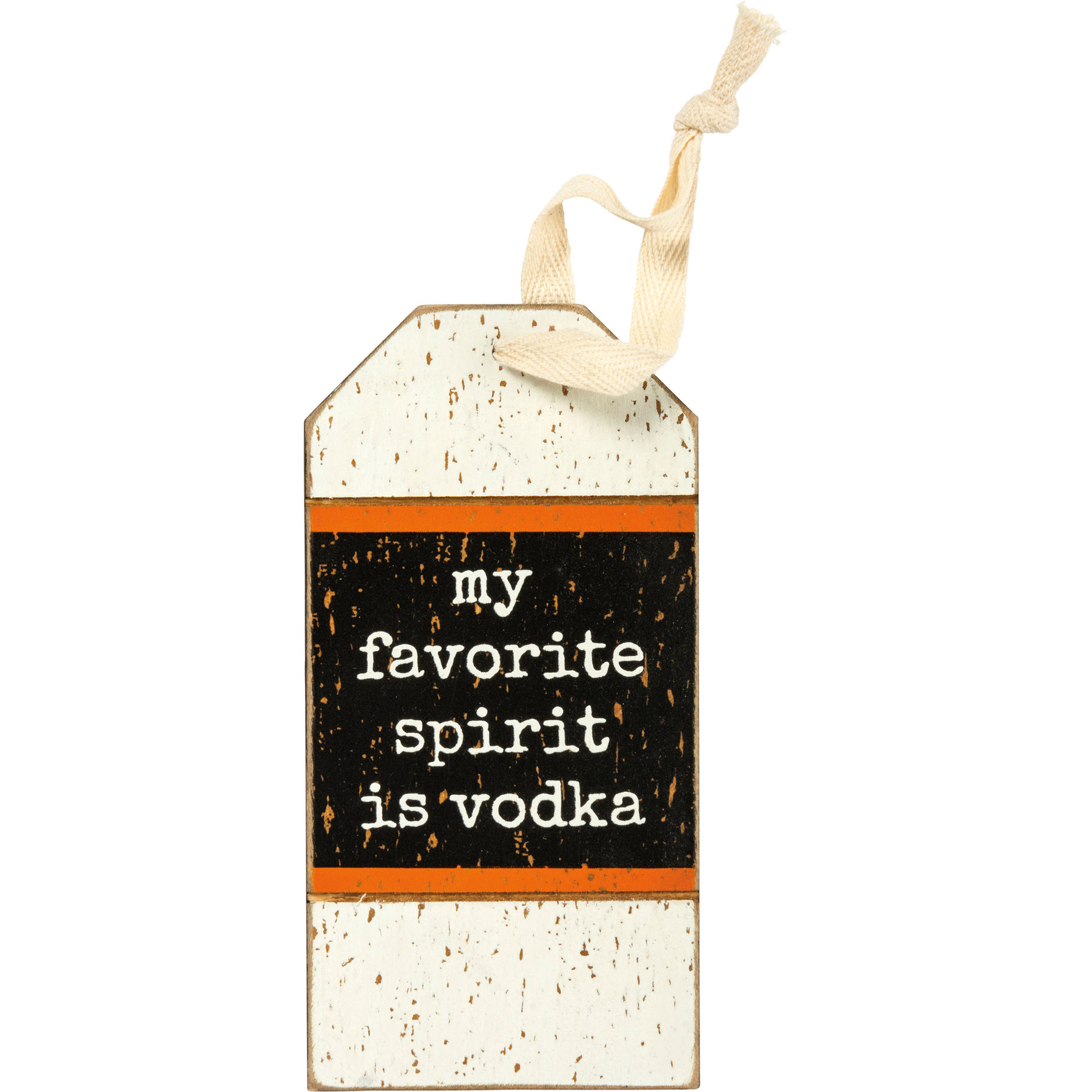 Favorite Spirit is Vodka Bottle Tag
