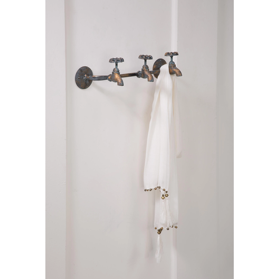 Thumbnail: 3 Knob Water Spigot Wall Hook