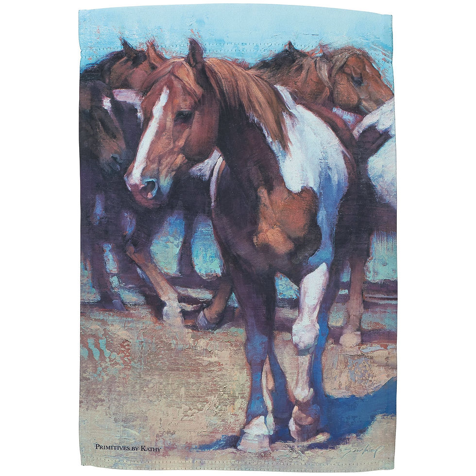 Thumbnail: Painted Horse Garden Flag