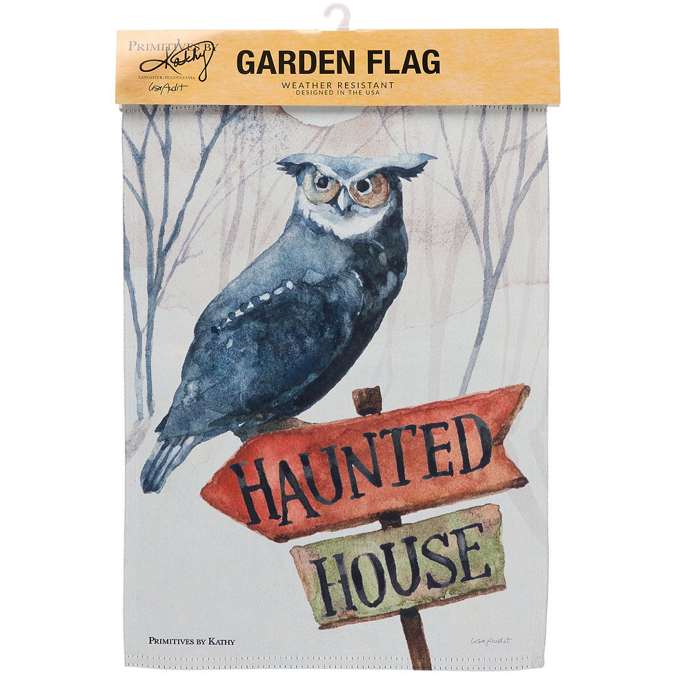 Thumbnail: Garden Flag, Haunted House