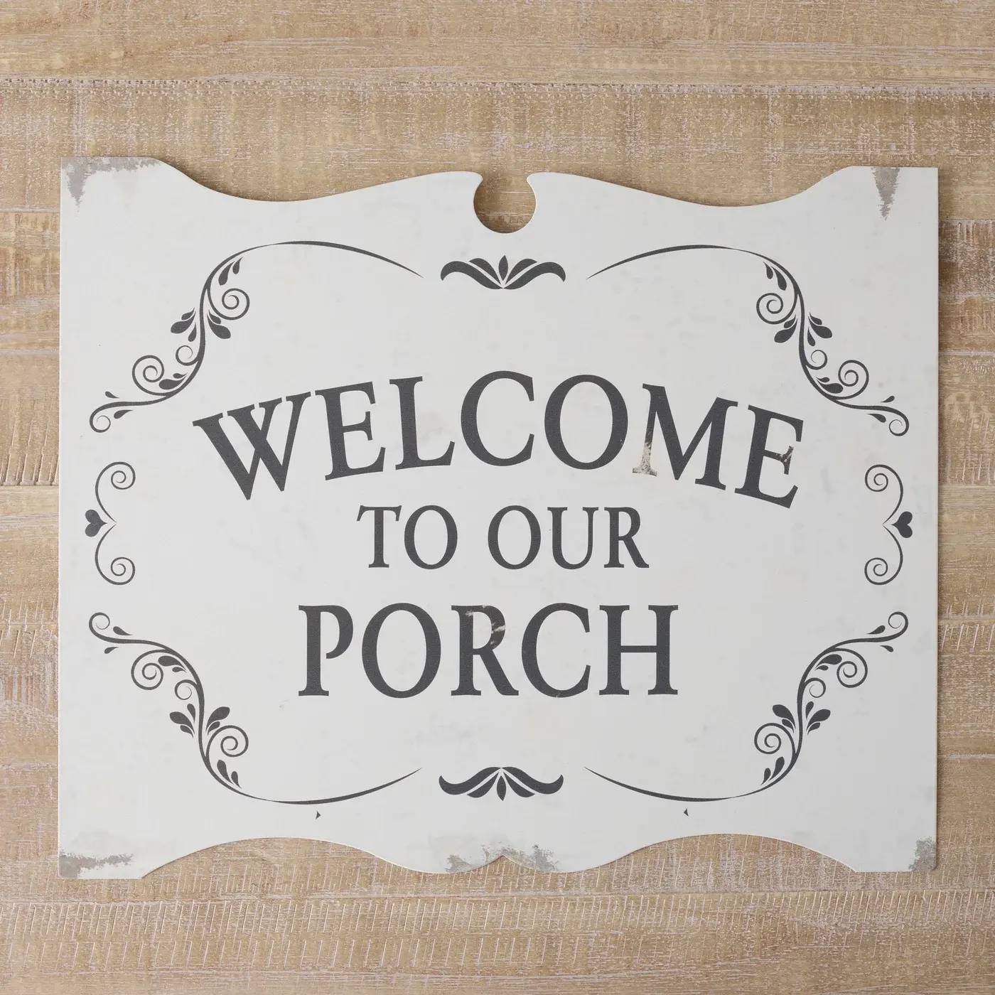 Welcome to Our Porch Hanging Sign