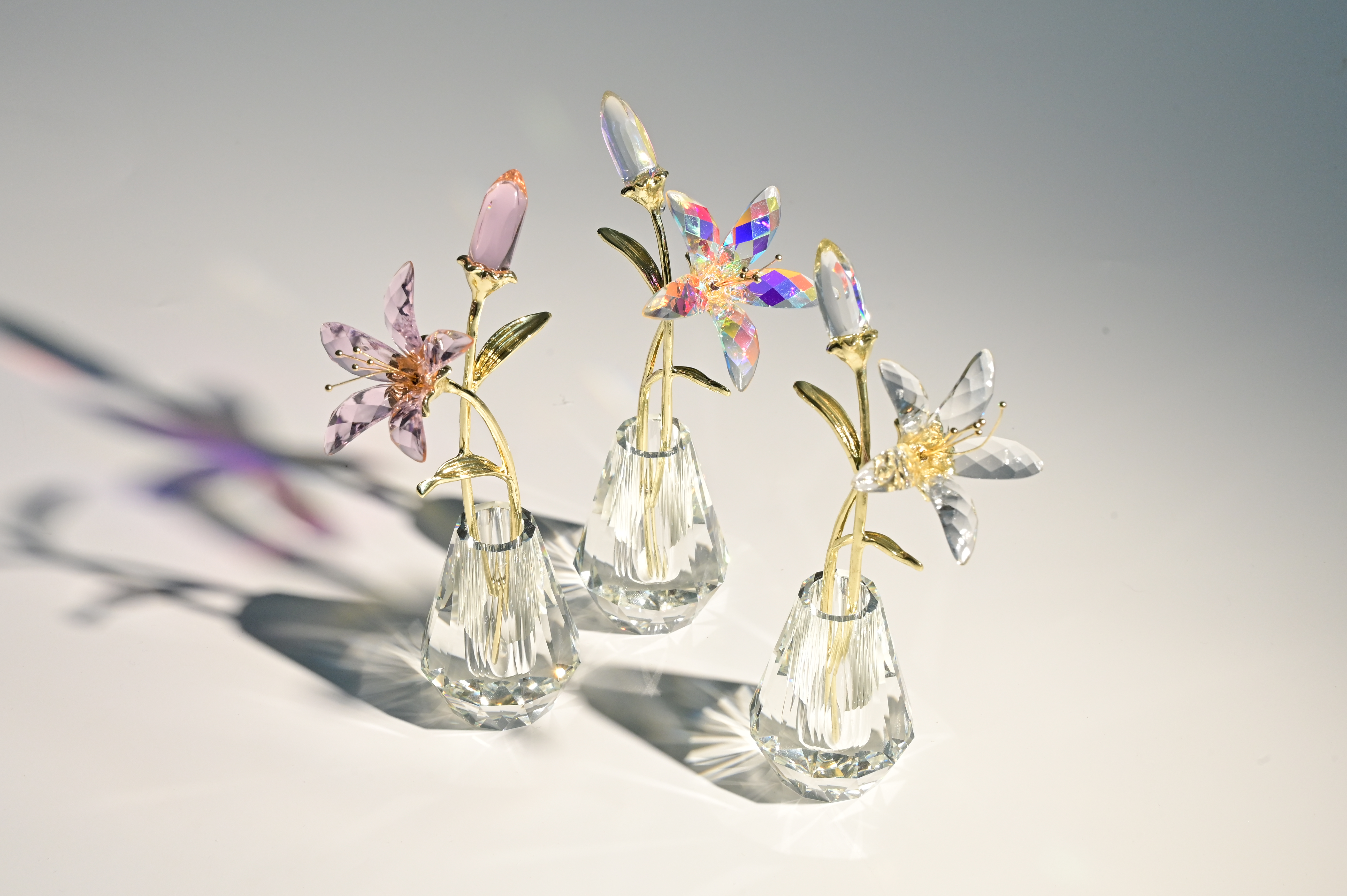 Handmade Glass Lily Flower