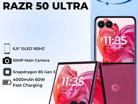 Jual Motorola Razr 50 Ultra 5G Ponsel Lipat Canggih Elegan