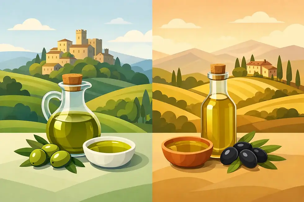 Umbrian Olive Oil vs Tuscan: What Tastes Better?