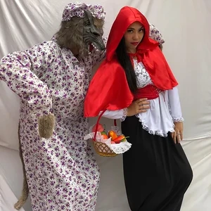 disfraz de caperucita roja y el lobo