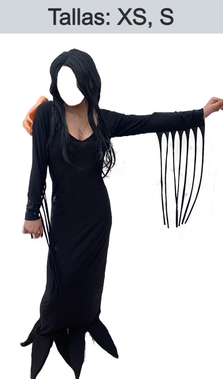 Morticia Addams XS S y S M Los Locos Addams