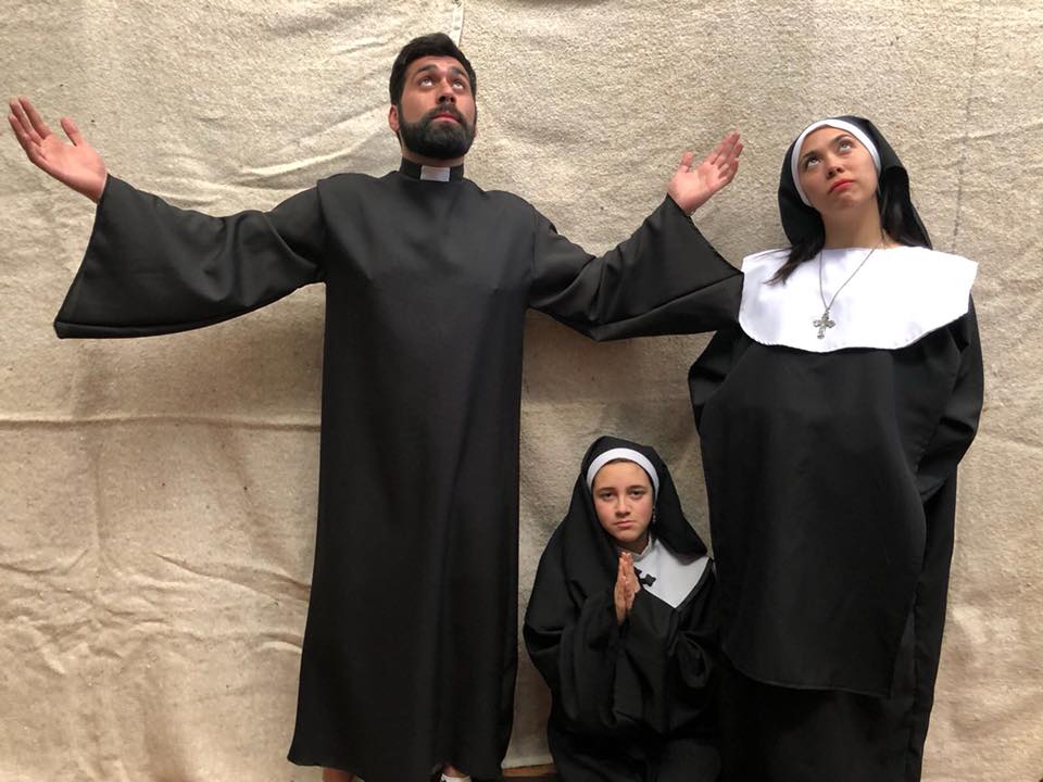 Disfraz de Cura, Monja