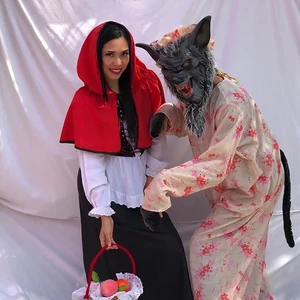 disfraz de caperucita roja y el lobo