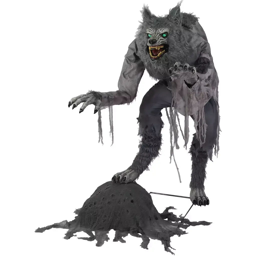 Animatronix de Hombre Lobo Deluxe - La Bestia Aulladora (Decoración)