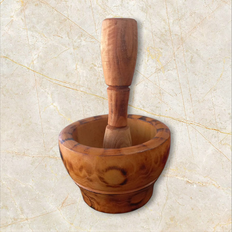 Pilão de Madeira Artesanal