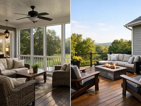 Porch vs Deck Difference for Virginia Homes