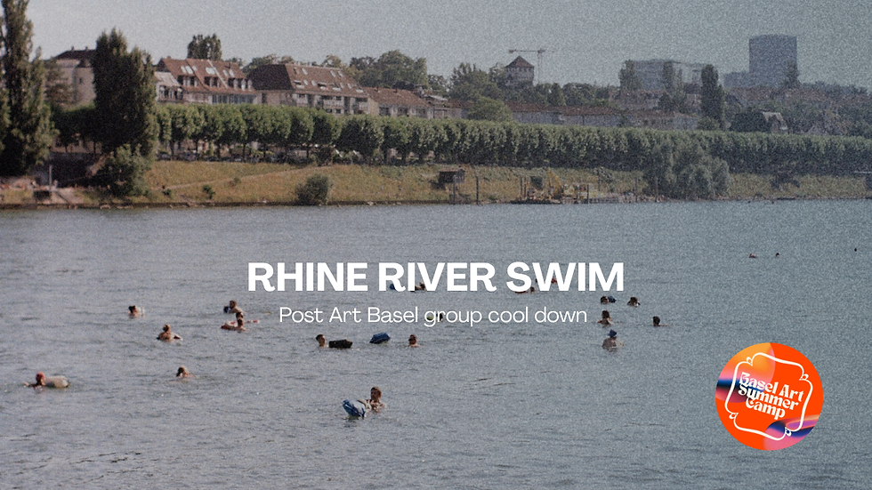 Post - Art Swim in the Rhine