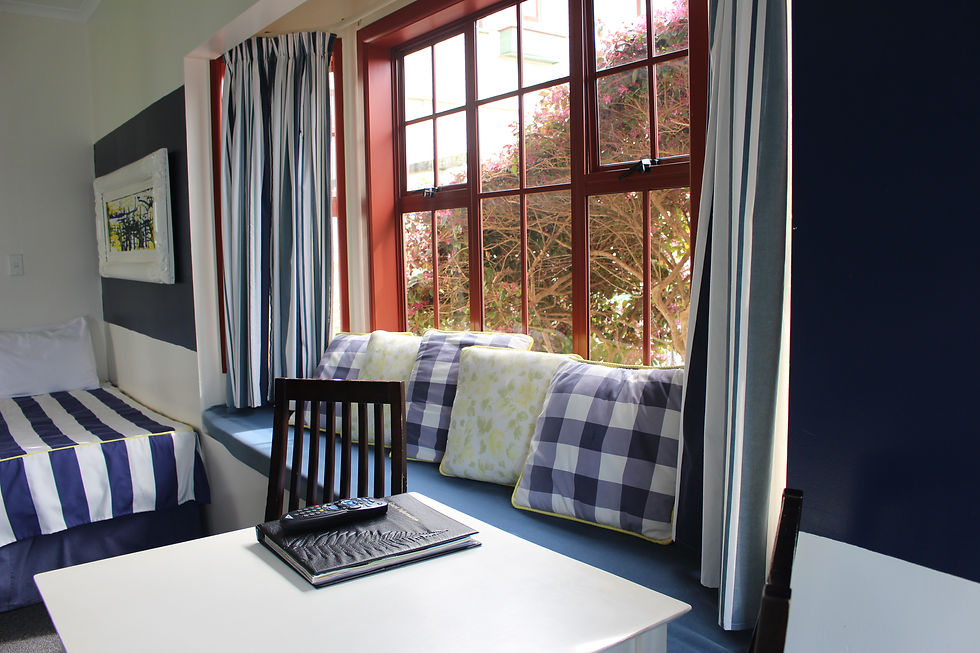 pillows on window seat