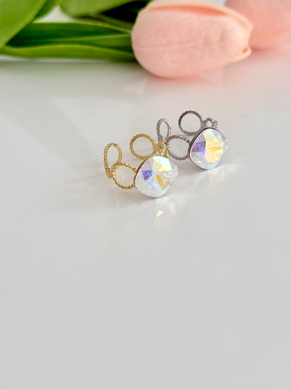 Bague Esquisse Cristal feu d’artifice