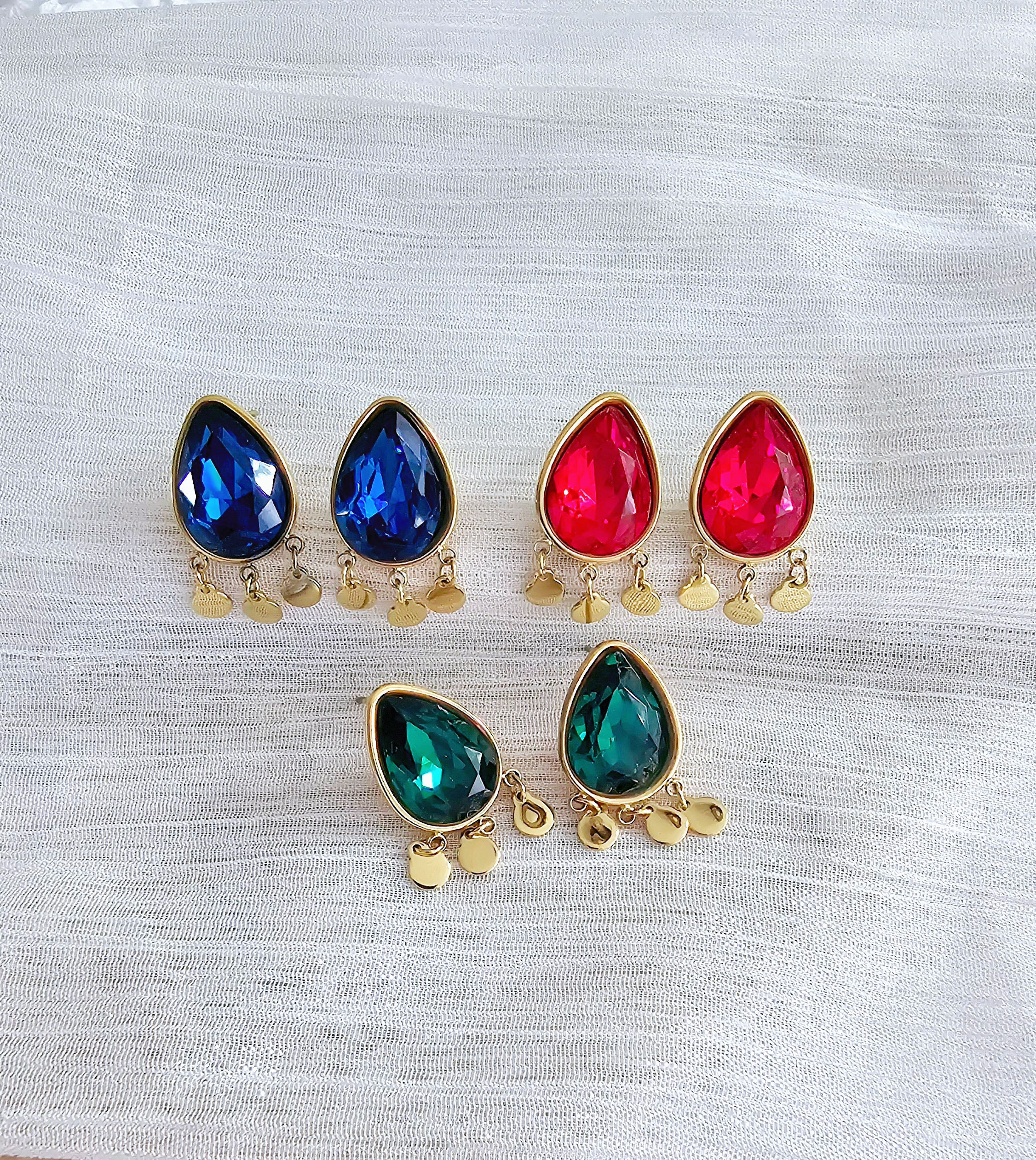 Boucles d'oreilles cristal Estrella