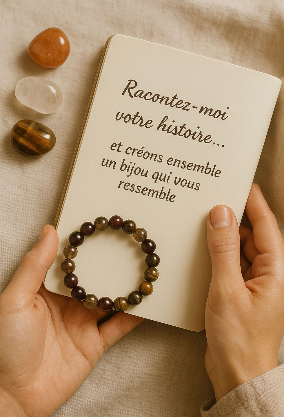 Demande de création personnalisée – Bijoux en pierre naturelle 🌿