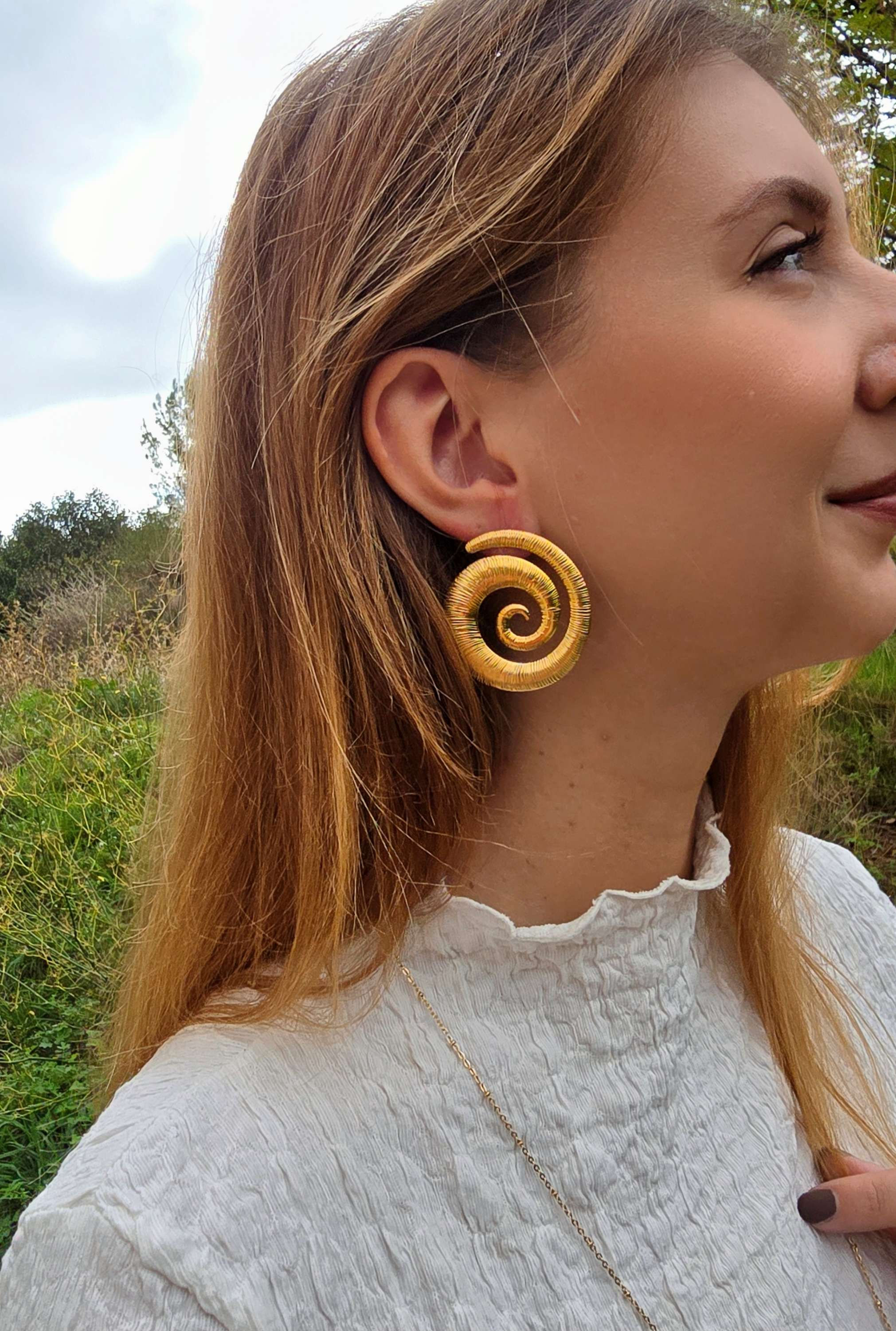 Boucles d'oreilles Spiral