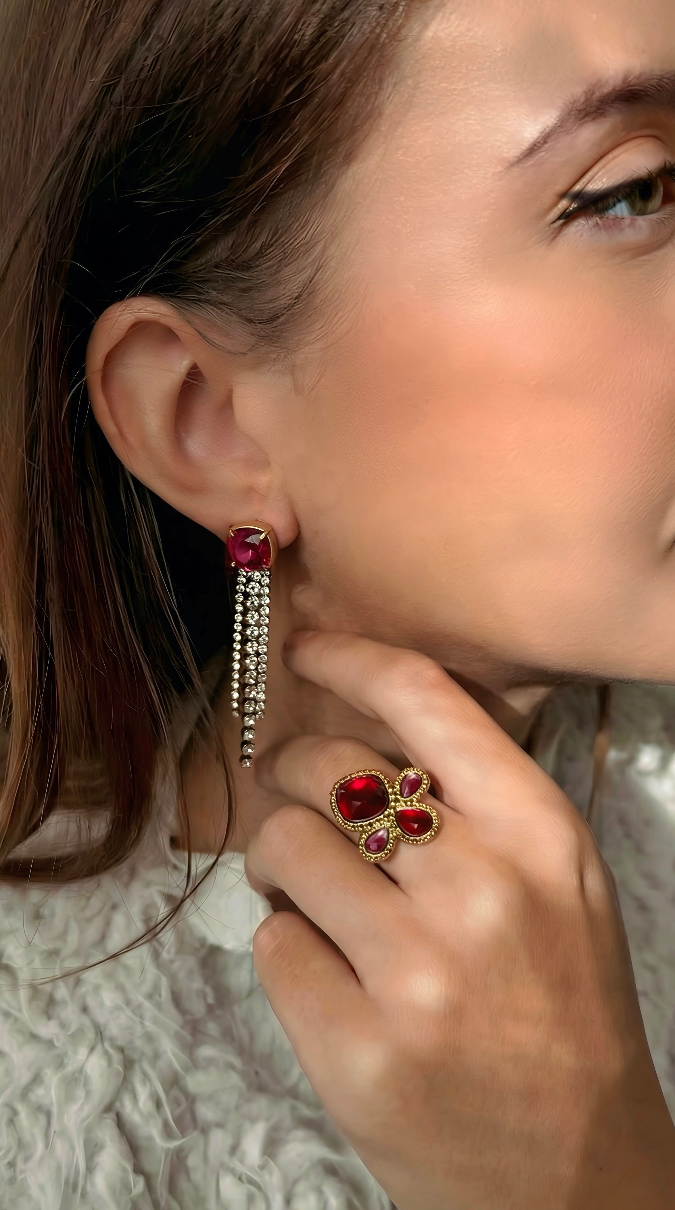 Boucles d’oreilles cristal Dakota