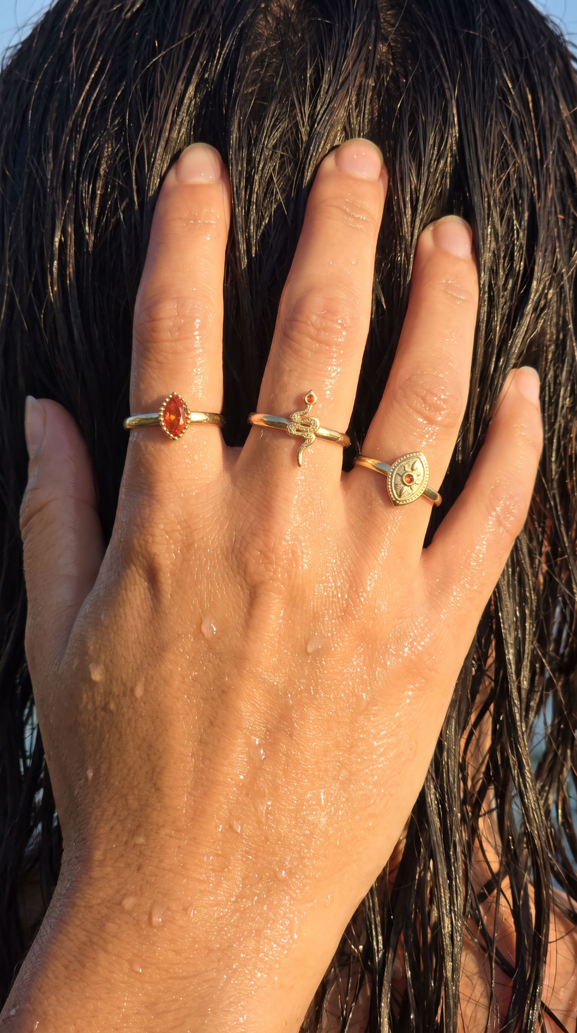 Bague trio Visconi