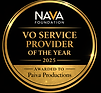 NAVA VO Service Provider of the Year Award Badge
