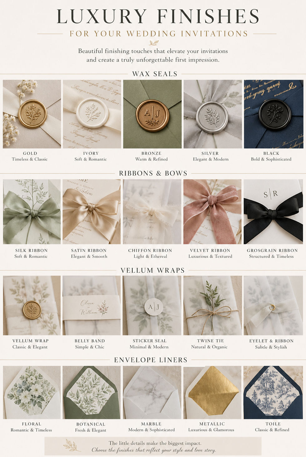 The Finishing Touches That Make Wedding Stationery Feel More Luxury