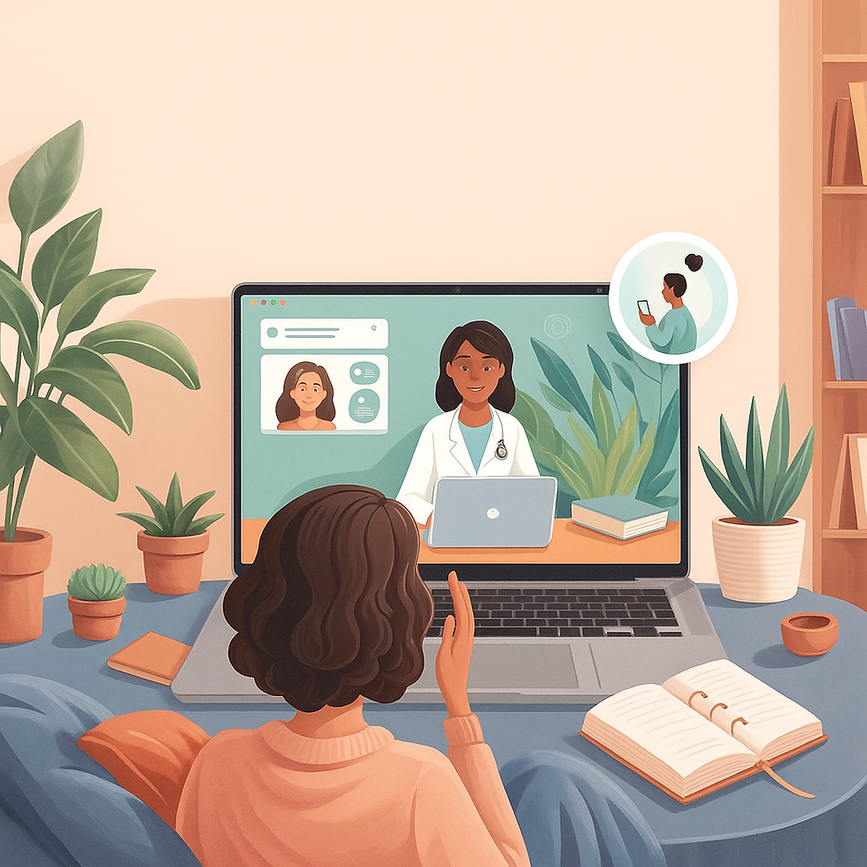 Como funciona a terapia online