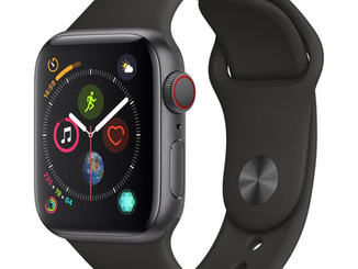RAFFLING AN APPLE WATCH SERIES 4 GPS + CELLULAR, 40MM BLACK ALUMINUM CASE