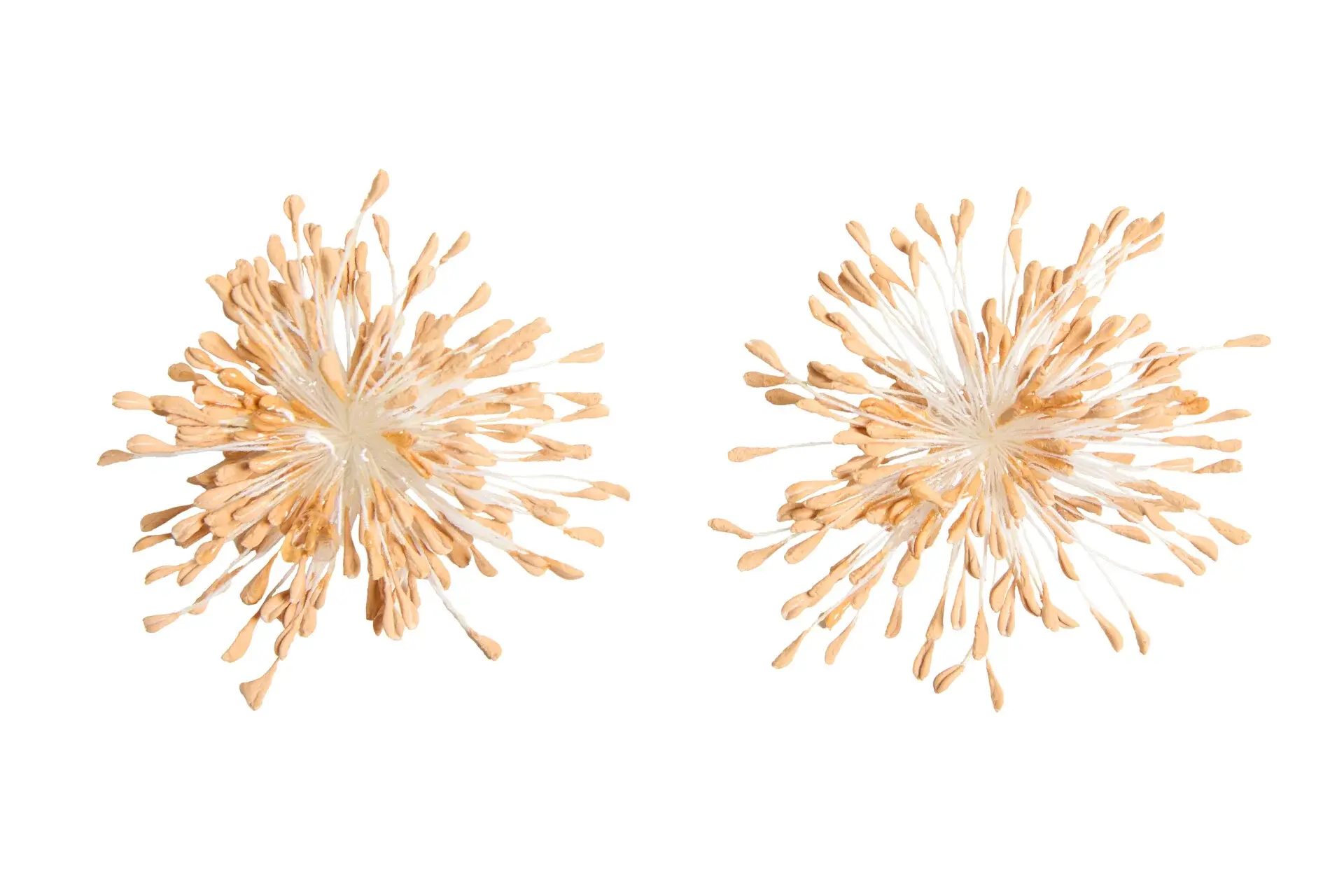 BY GOLDIIE, Impression of Flower earrings in orange