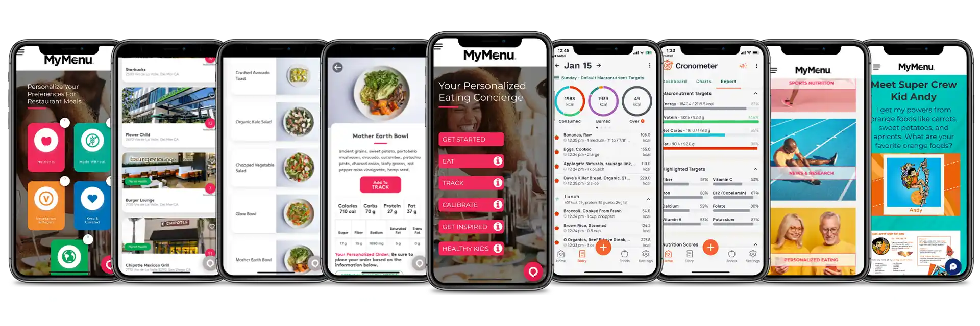 MyMenu Different Screens and Features Display.webp