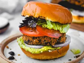 Vegan Black Bean Burgers