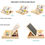 Thumbnail: 7 Days Rent,Assemble Wooden Educational Toy Magnetic Art Easel Animals Wooden