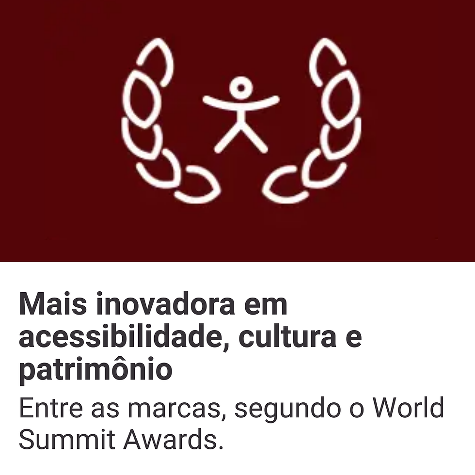 Mais inovadora em acessibilidade, cultura e patrimônio