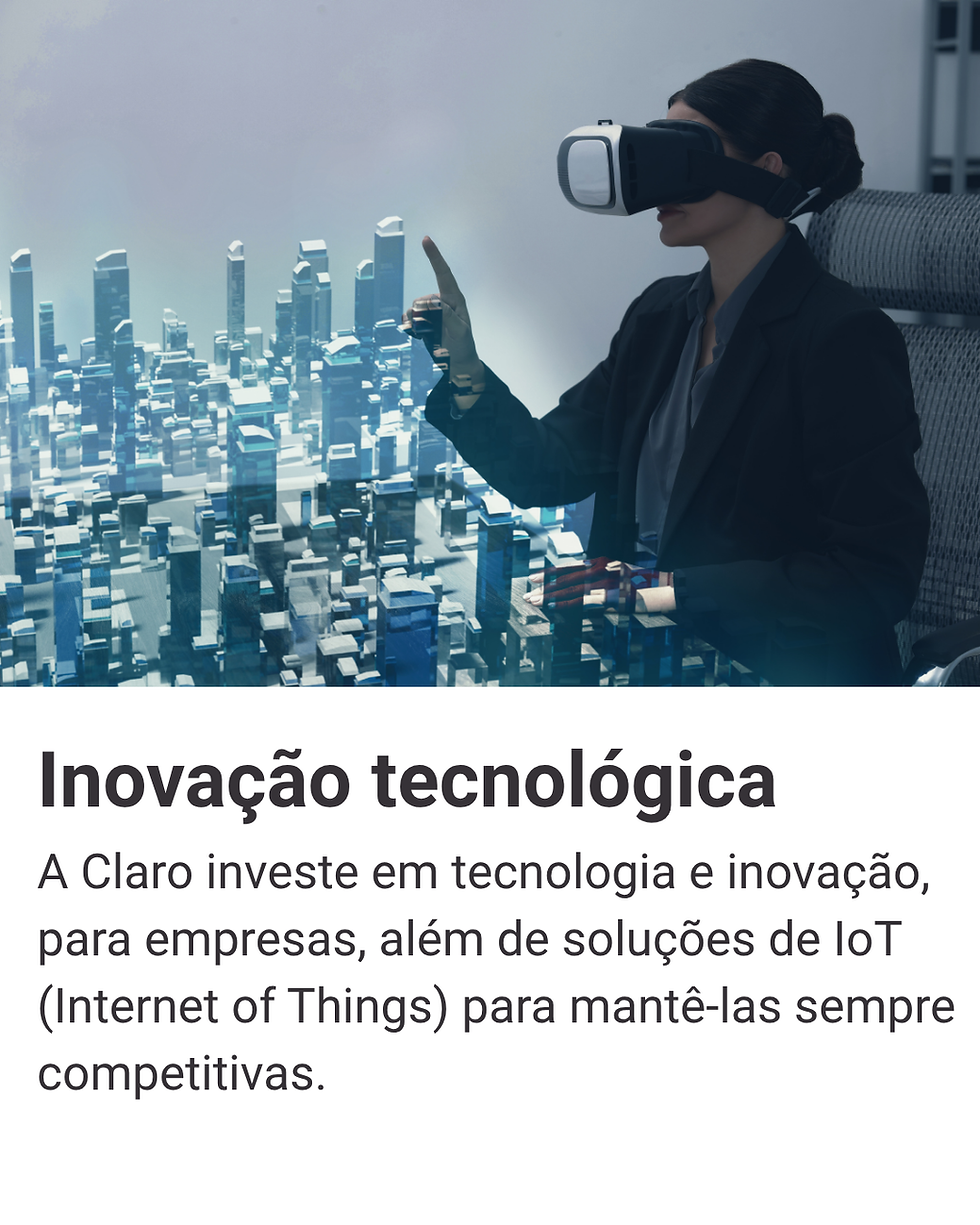 inovação tecnológica claro empresas