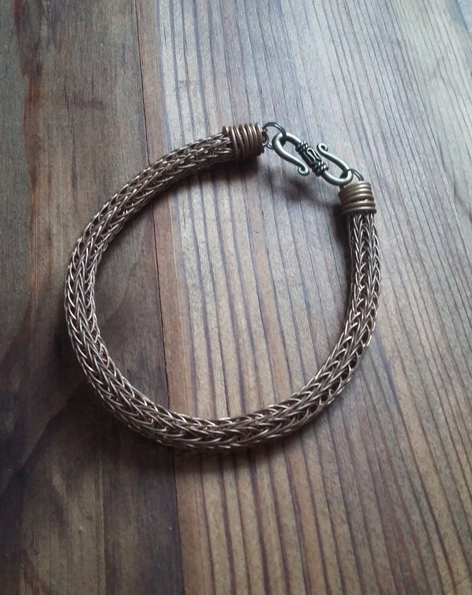 Bracelet épais en viking knit