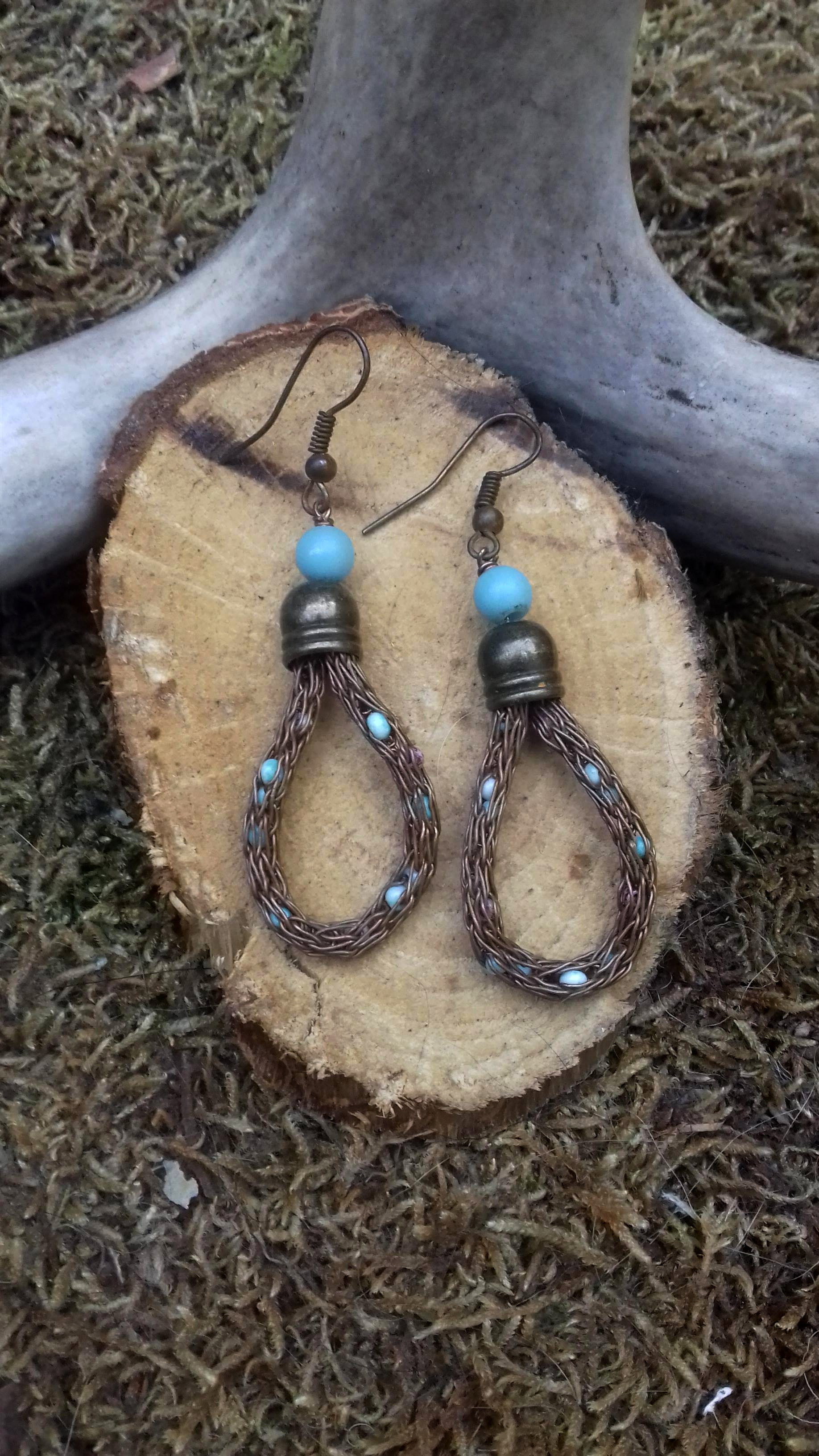 Boucles d'oreilles "perlées"