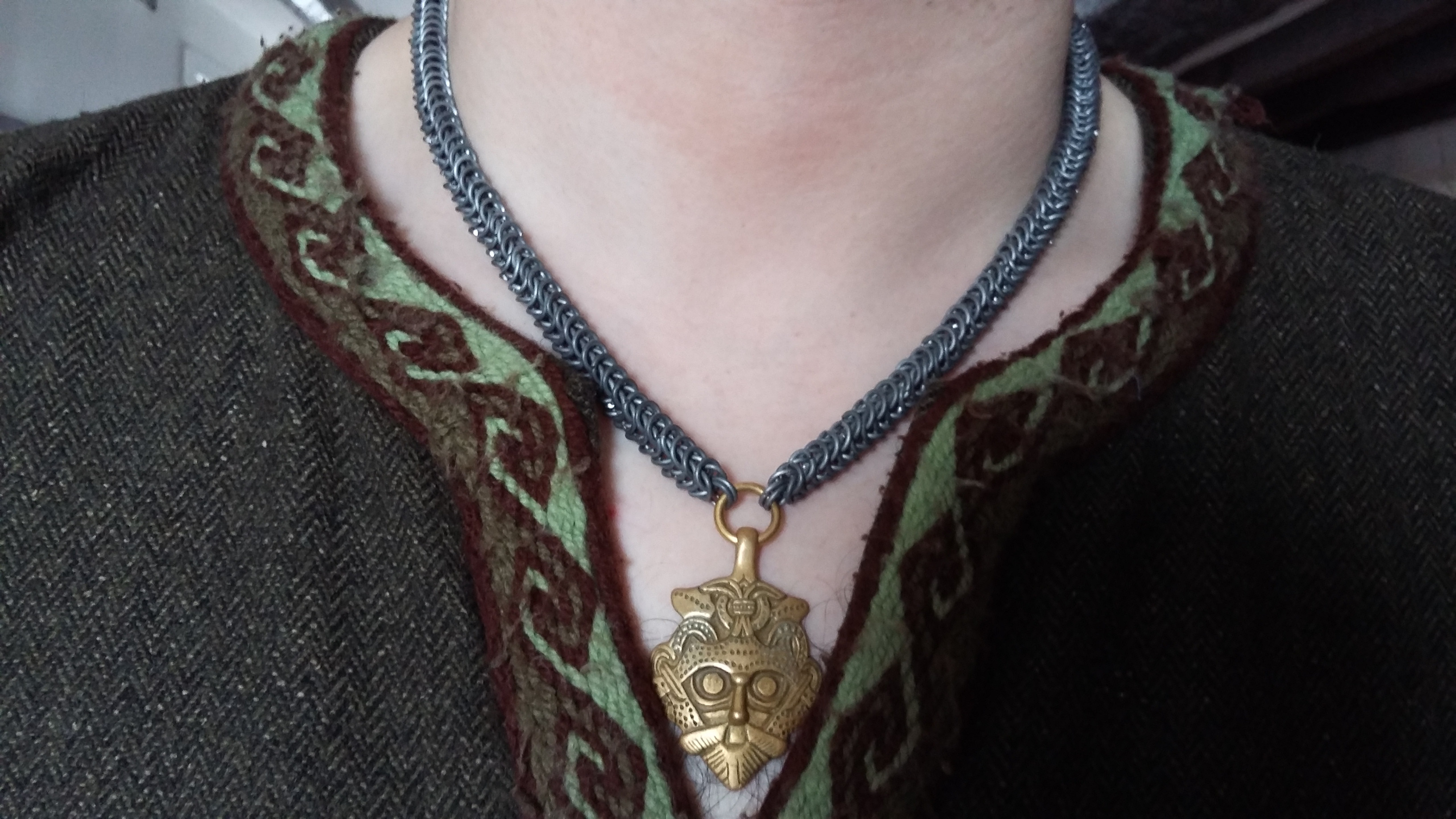 collier masque d'Odin