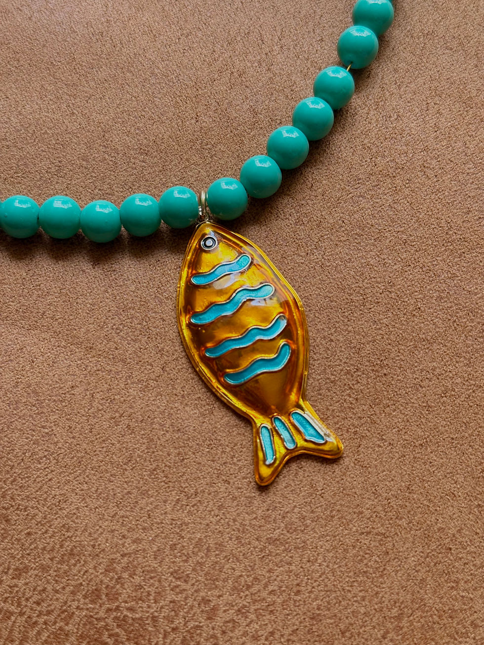 Miniatura: Collar Blue fish 