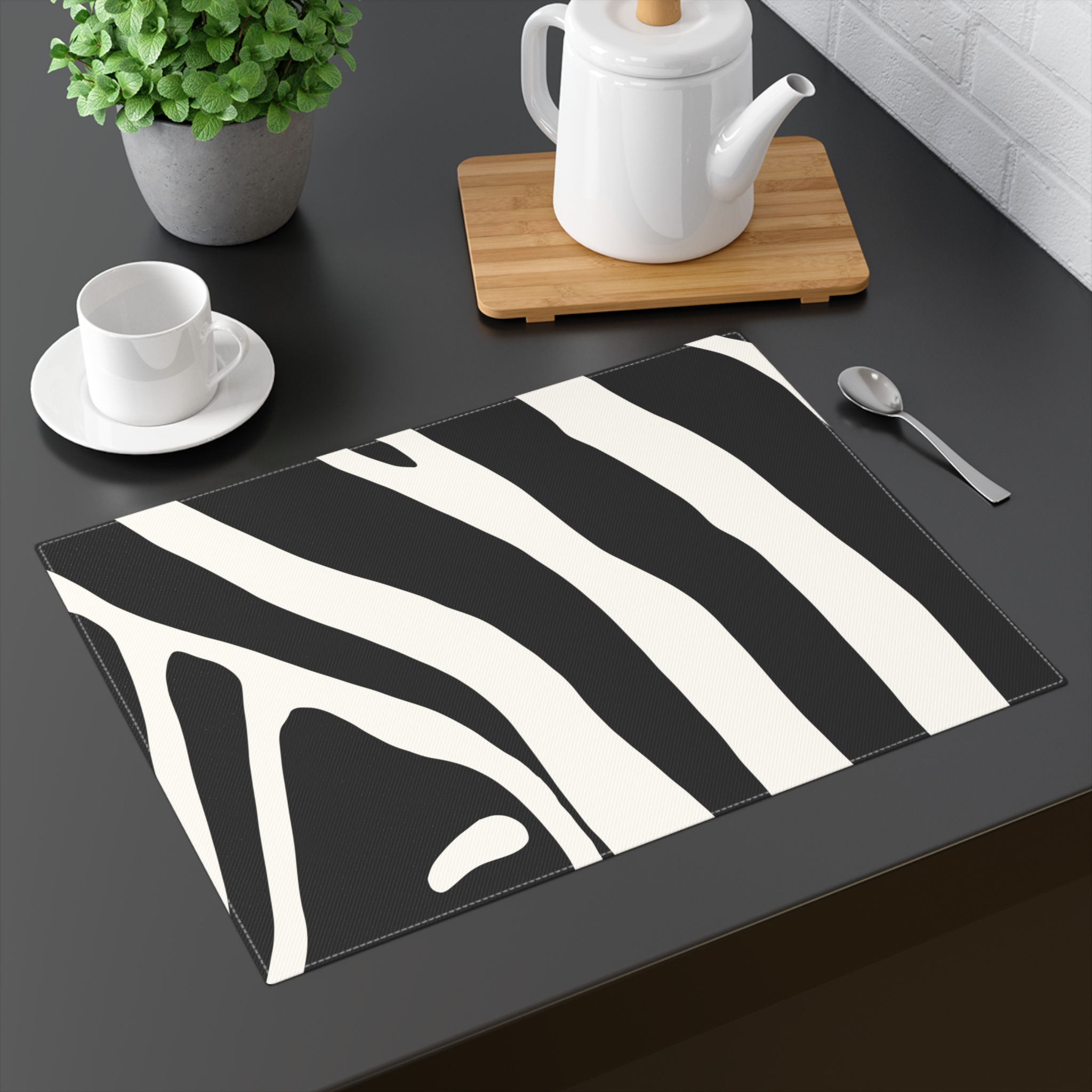 Placemat, 1pc -Zebra