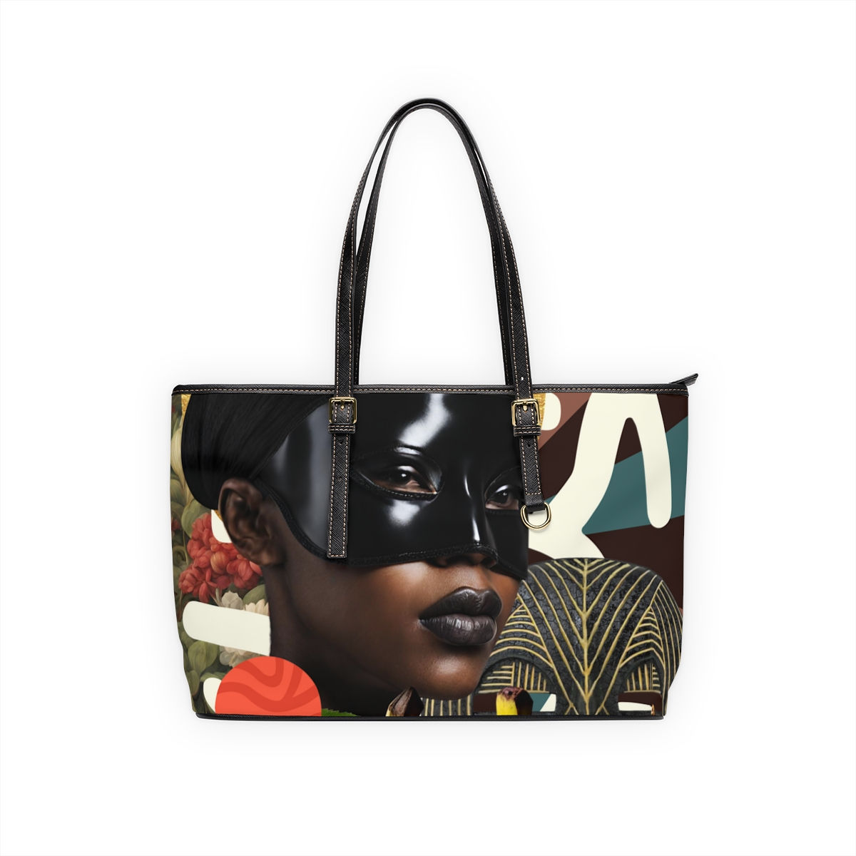 PU Leather Shoulder Bag -Superwoman #1