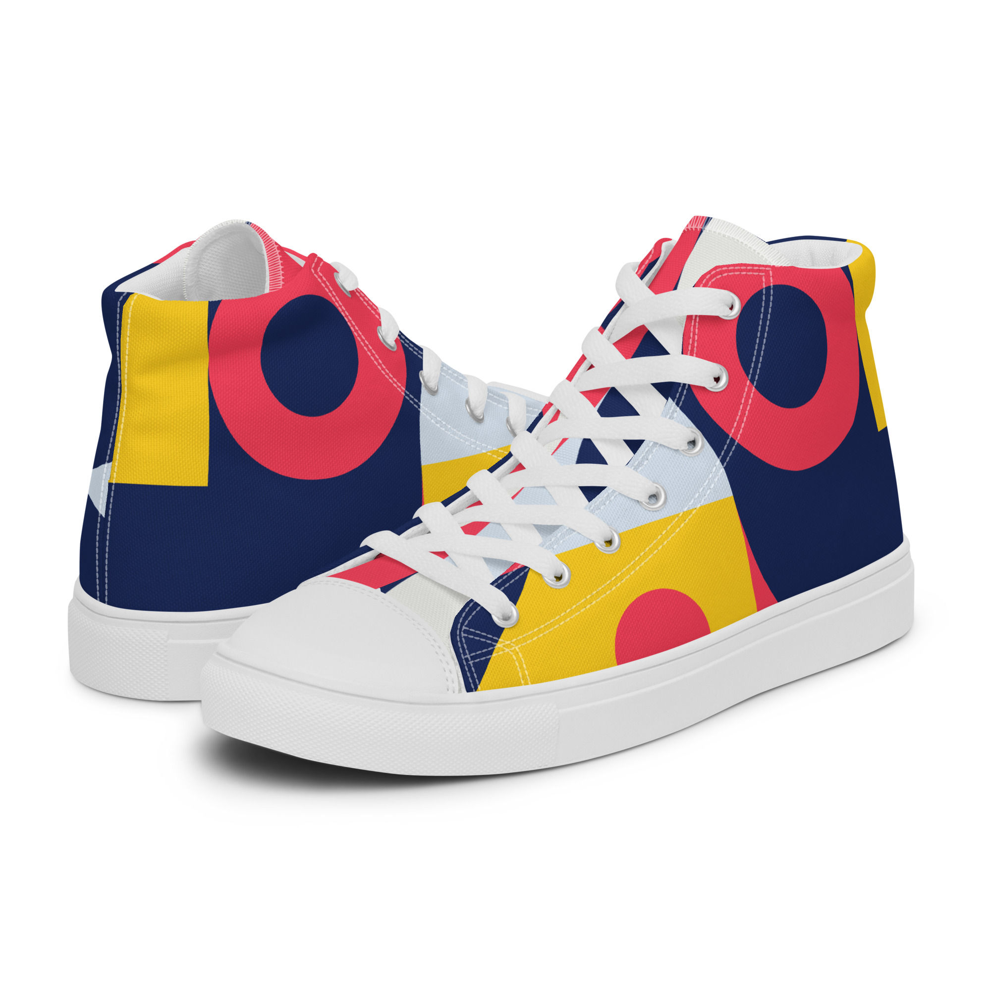 Men’s high top canvas shoes -Bauhaus