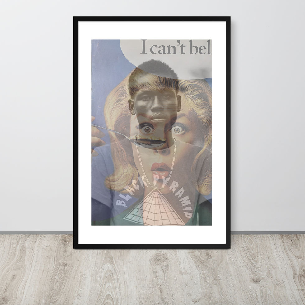 Framed poster -Young Blood Blues: The Karens Want Catering