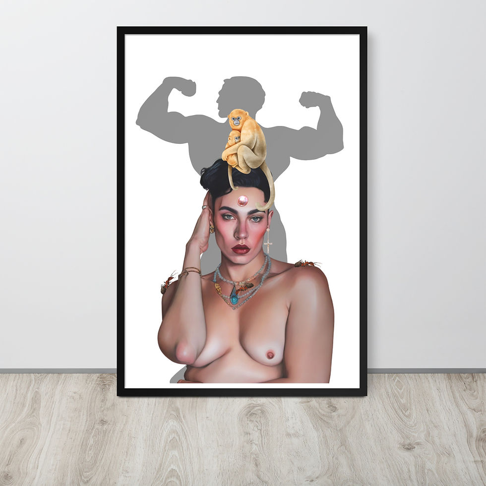 Framed poster -Being