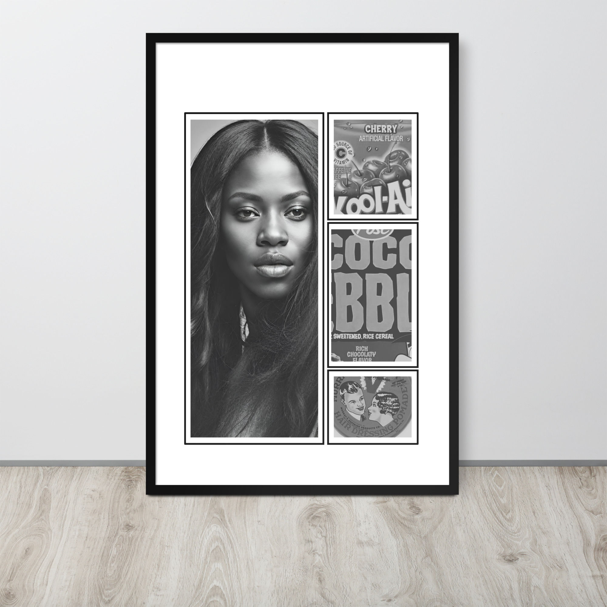 Framed poster -Getting Hair Did On A Saturday